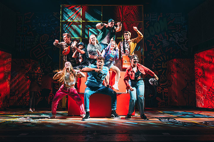 FACK JU GÖHTE - DAS MUSICAL Die Klassenfahrt geht weiter im Deutschen Theater noch bis 05.10.2023 (©Foto: Nico Moser)